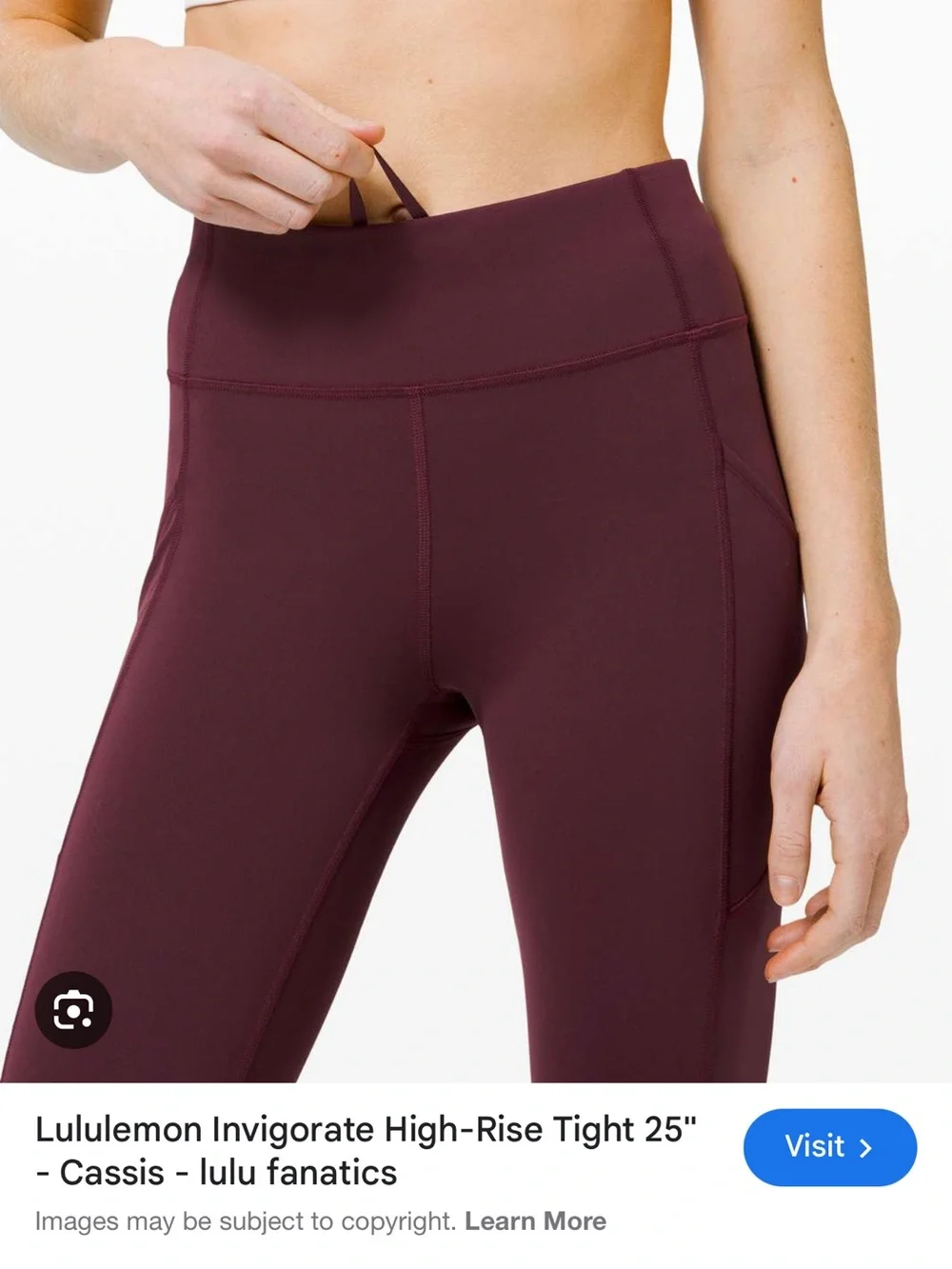 lululemon athletica Invigorate High-Rise Tight in Cassis